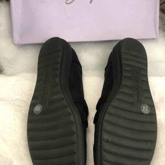 NWT Easy Spirit Aranza Black FB Strap Sandals - Picture 3 of 5